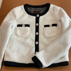 Ochirly White Fur Jacket